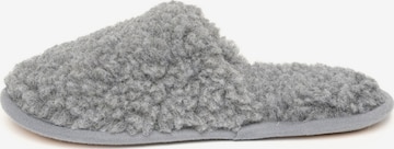 Gottstein Hausschuh 'Curly Wool Curly Wool' in Grau: Vorderseite