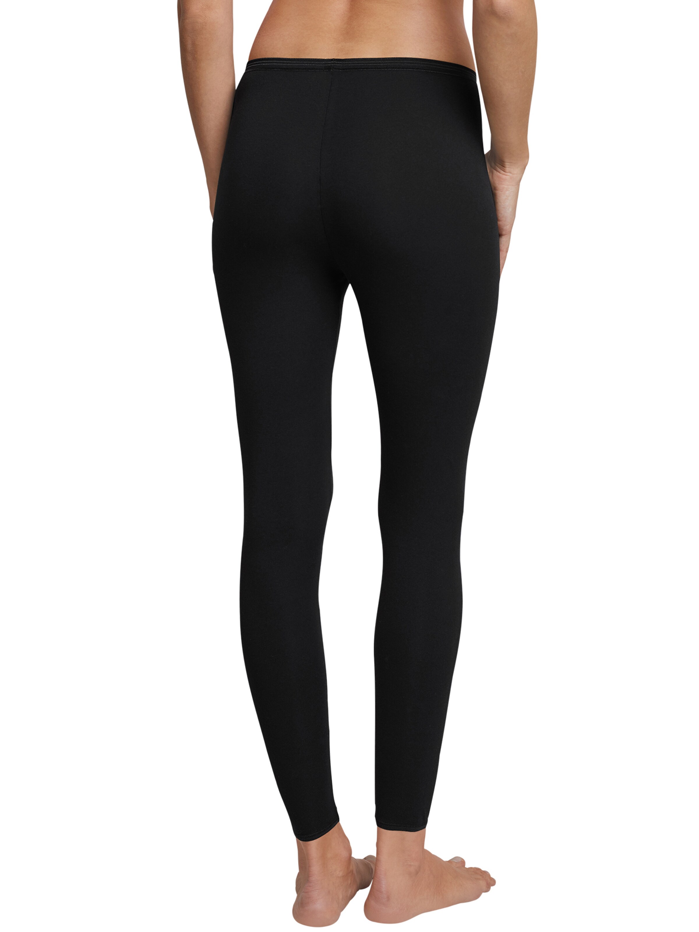 SCHIESSER Regular Leggings 'Luxury' in Black