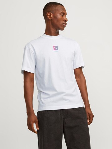 JACK & JONES T-shirt 'BEECH' i vit: framsida