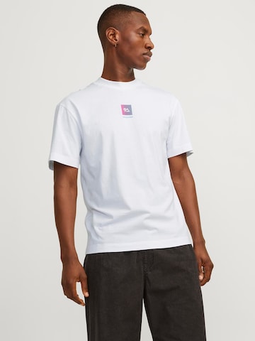 T-Shirt 'BEECH' JACK & JONES en blanc : devant