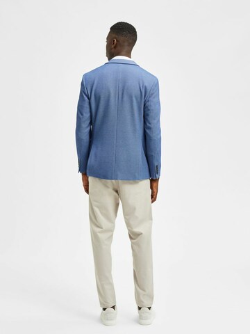 SELECTED HOMME Slim fit Colbert 'ALVIN' in Blauw