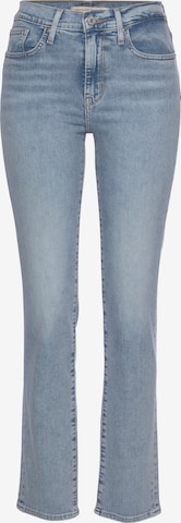 Jeans '724™ HIGH RISE STRAIGHT' de la LEVI'S pe albastru: față
