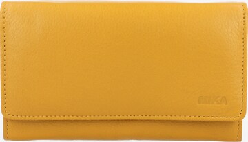MIKA Wallet in Yellow: front