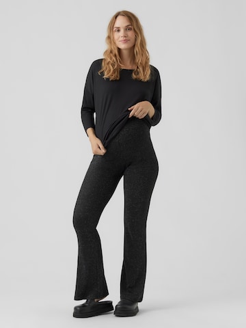 Vero Moda Maternity - Acampanado Pantalón 'KANVA' en negro