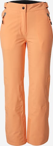 CMP Normalny krój Spodnie outdoor w kolorze pomarańczowy: przód