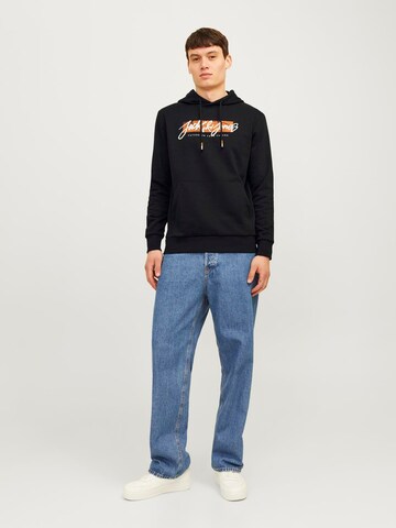 Felpa 'JJTiley' di JACK & JONES in nero