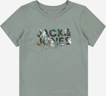 JACK & JONES MINI Majica 'JJGEPLAS' | zelena barva: sprednja stran