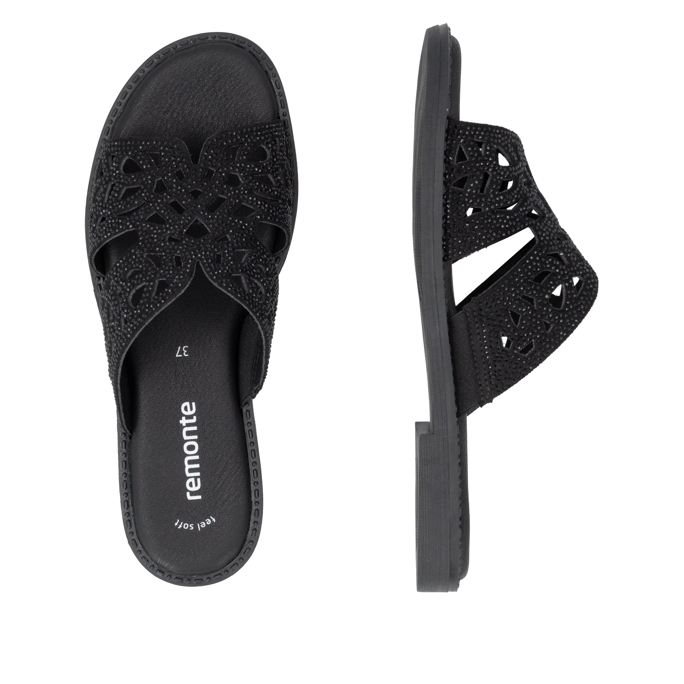 REMONTE Mules in Black