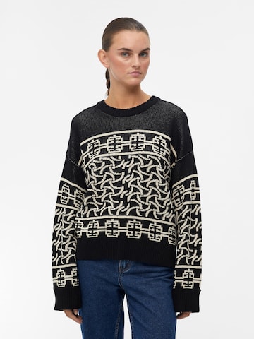 OBJECT Sweater 'BERTY' in Black: front