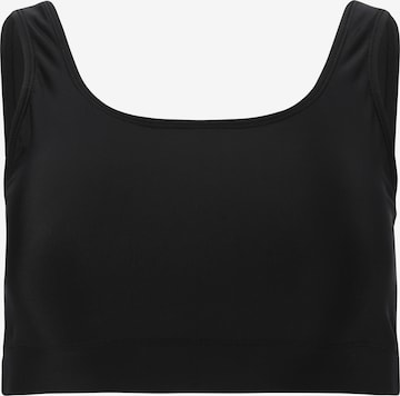 Athlecia Bandeau Athletic Bikini Top 'Aqumiee' in Black: front