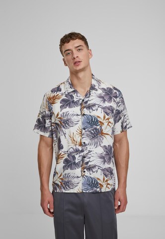 Urban Classics Regular fit Button Up Shirt in White