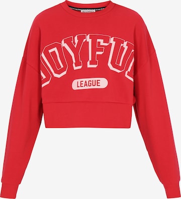 myMo ATHLSR Collegepaita 'Back To School' värissä punainen: etupuoli