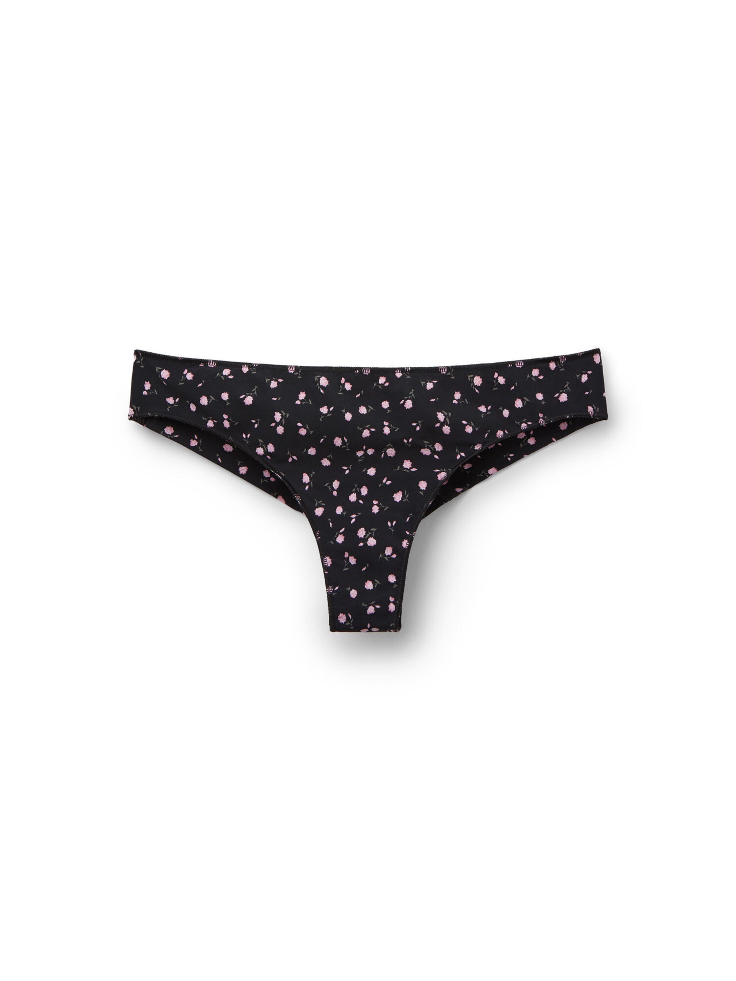 Tezenis String in Schwarz: Vorderseite
