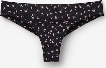 Tezenis String in Schwarz: Vorderseite
