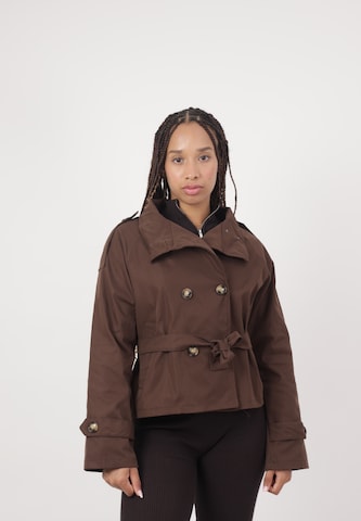 Elara Between-Season Jacket in Brown