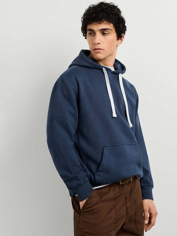 Pepe Jeans - Sudadera con cremallera 'Jasper' en azul: frente