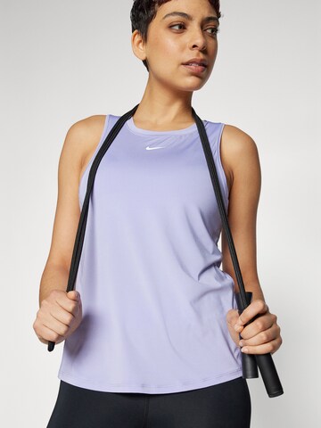 NIKE Спортивный топ 'ONE CLASSIC' в Лиловый