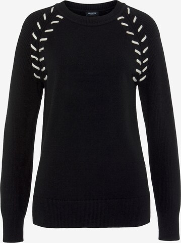 HECHTER PARIS Sweater in Black: front