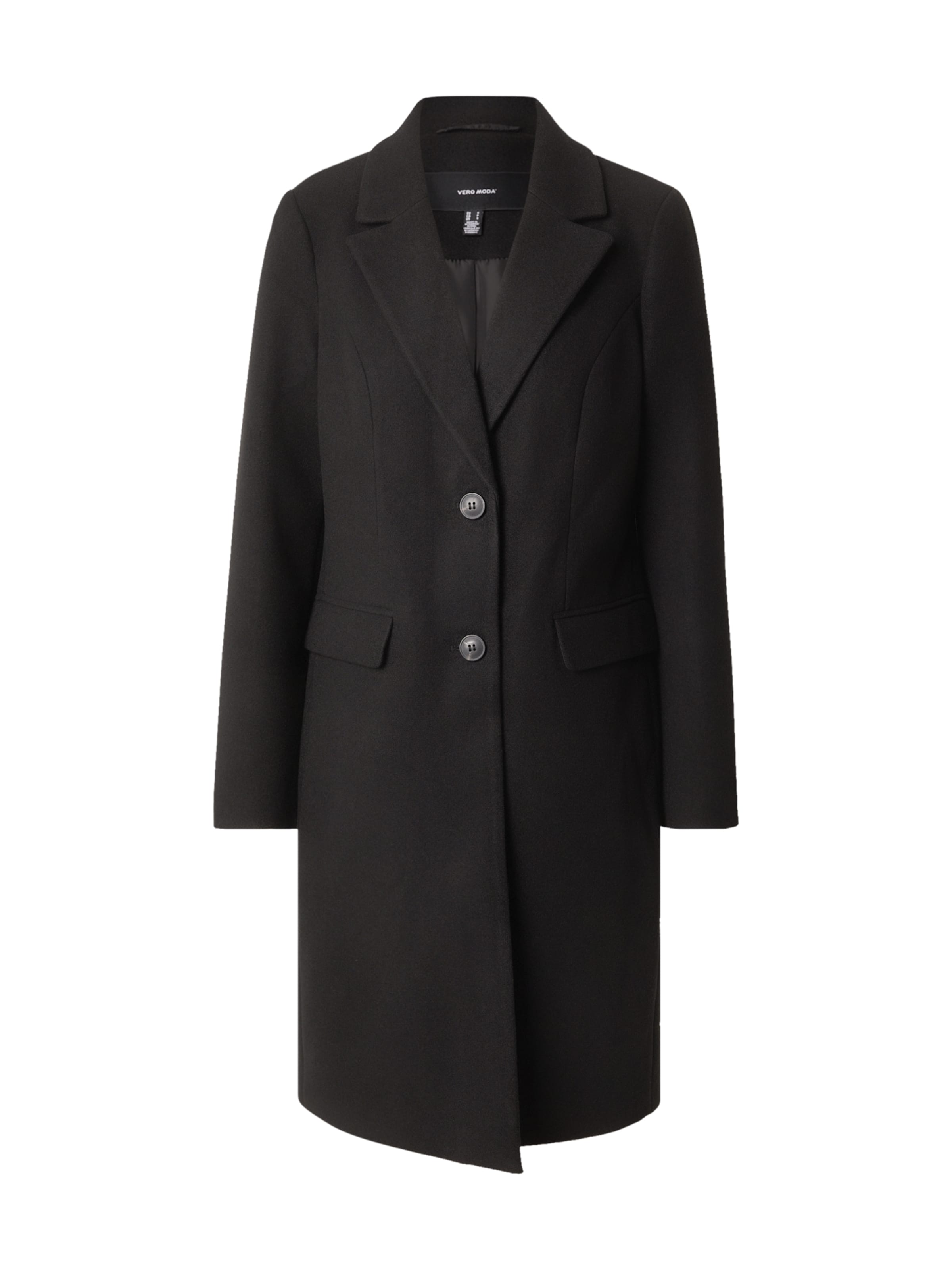 melns VERO MODA Starpsezonu mētelis 'VMVINCEBERLIN': no priekšpuses