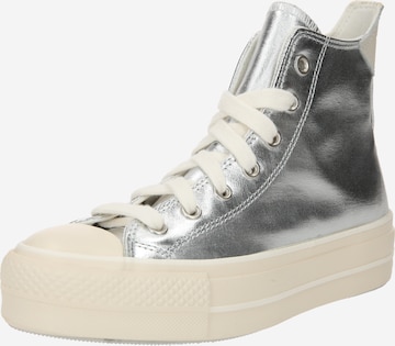 CONVERSE Sneakers hoog CHUCK TAYLOR ALL STAR in Zilver ABOUT YOU