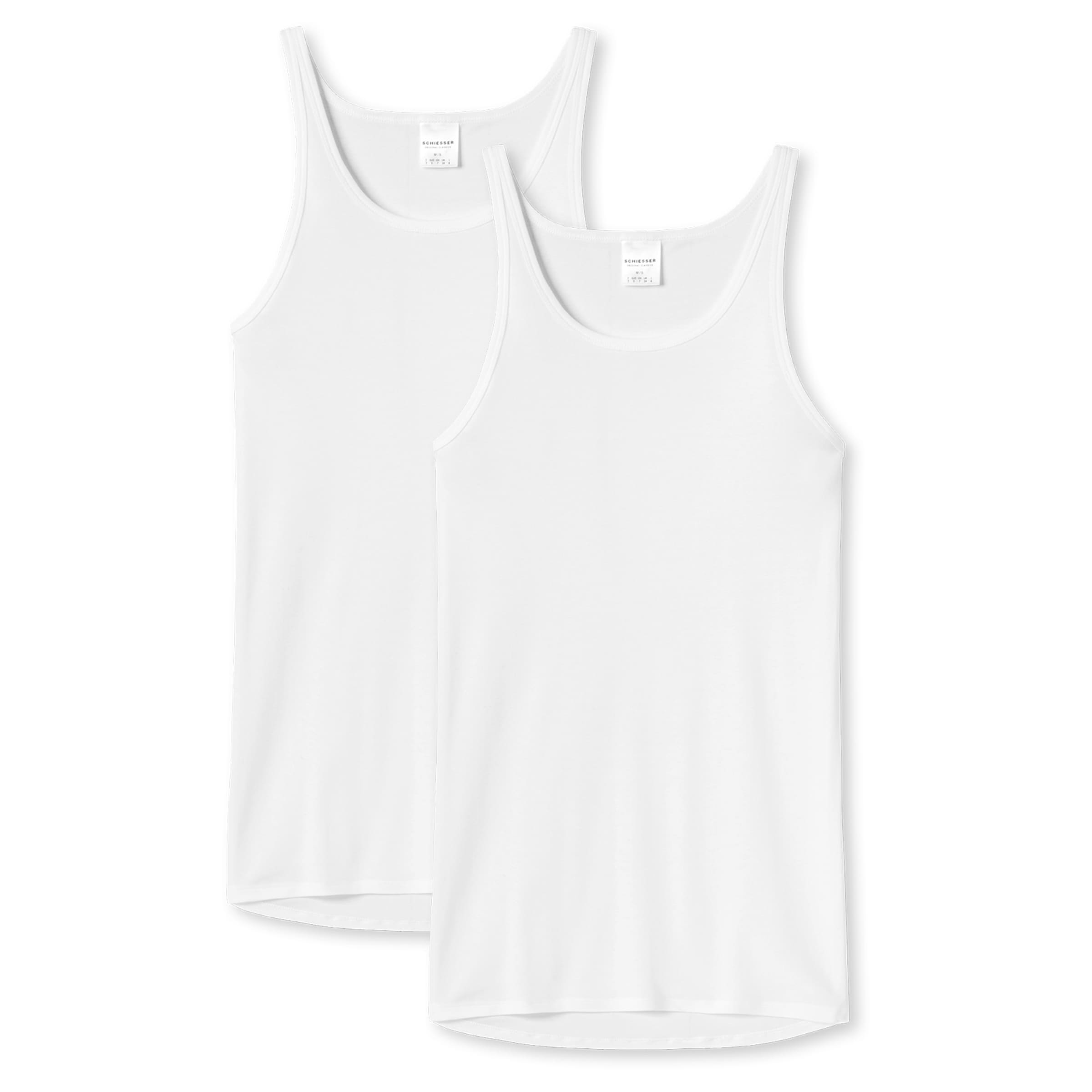 SCHIESSER Undershirt in White: front