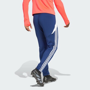 Effilé Pantalon de sport 'Tiro 24' ADIDAS PERFORMANCE en bleu