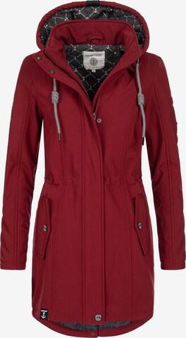 Peak Time Raincoat in Red