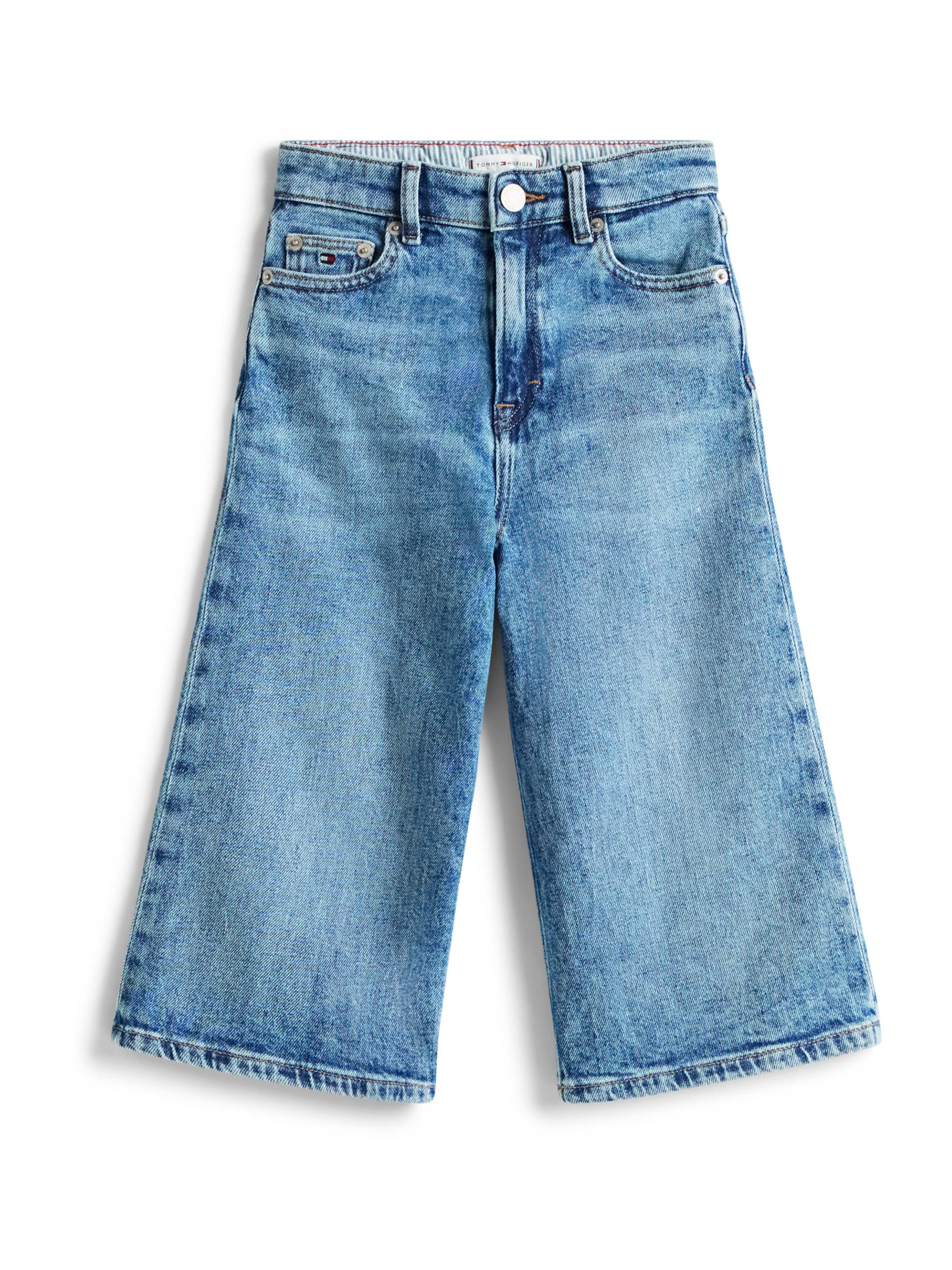 TOMMY HILFIGER Wide Leg Shorts 'MABEL' in Blau: Vorderseite