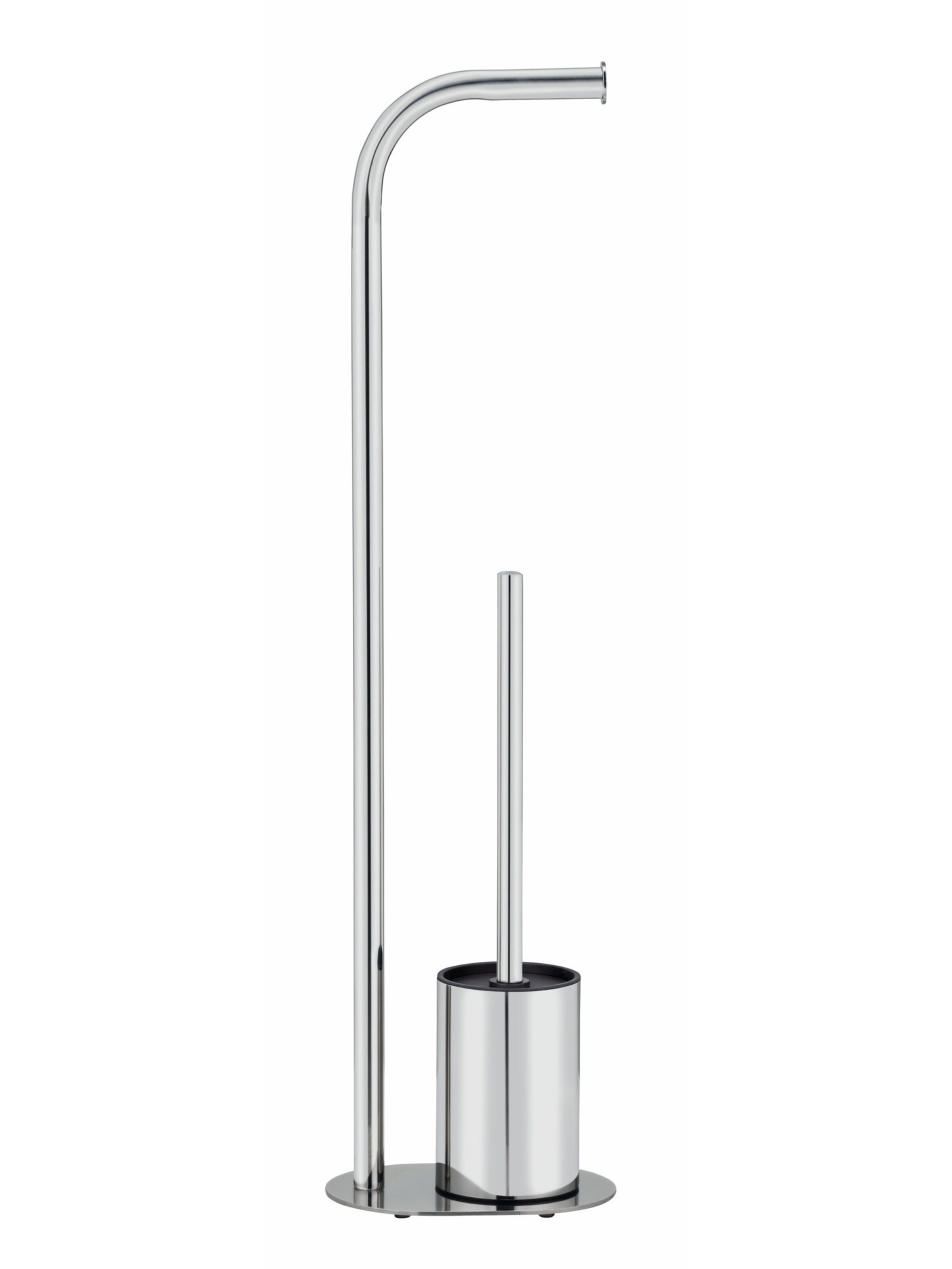 Wenko Toilet Accessories 'Levante' in Silver: front