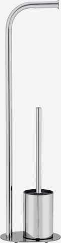 Wenko Toilet Accessories 'Levante' in Silver: front