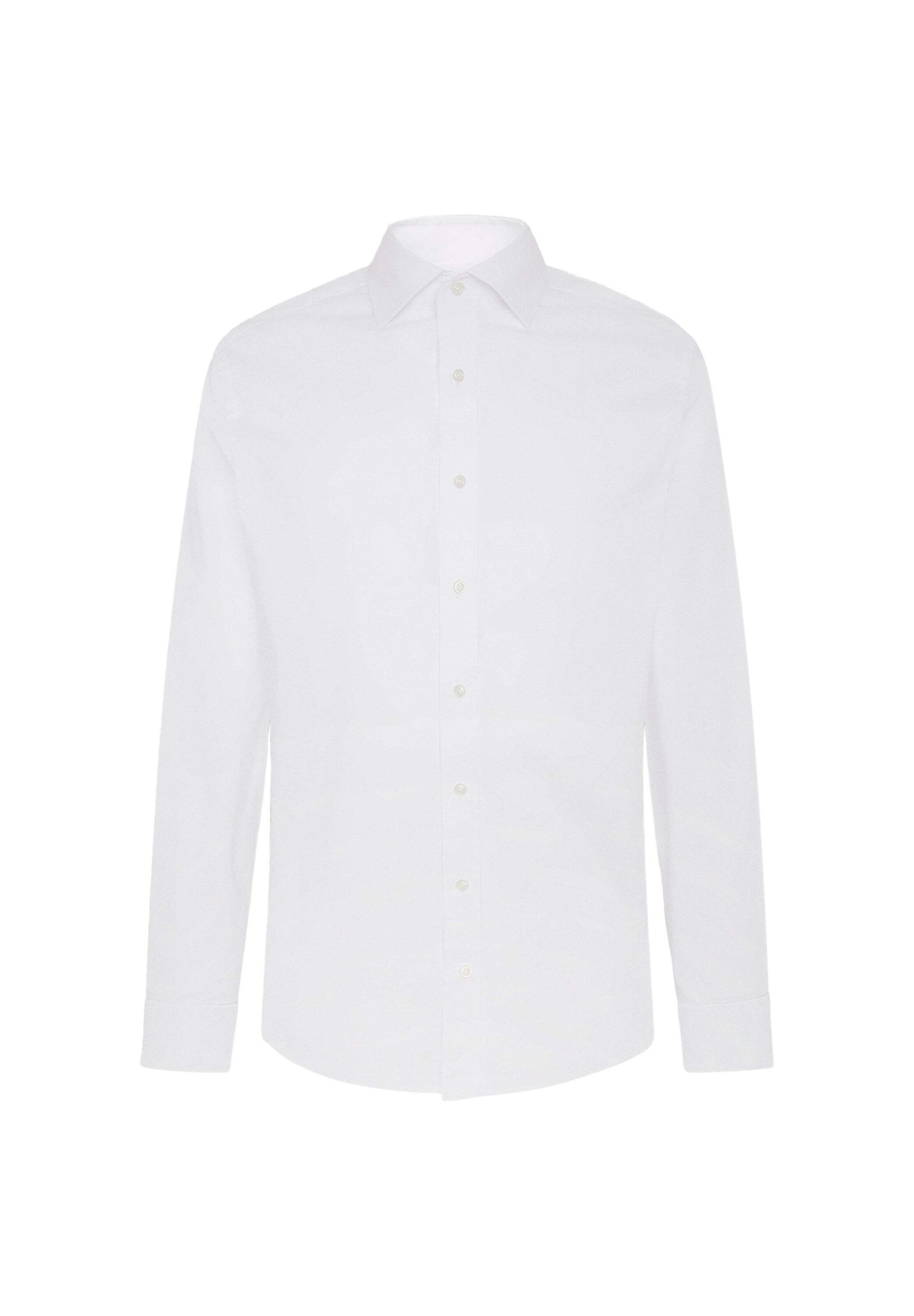 Hackett London Slim fit Zakelijk overhemd in Wit: voorkant
