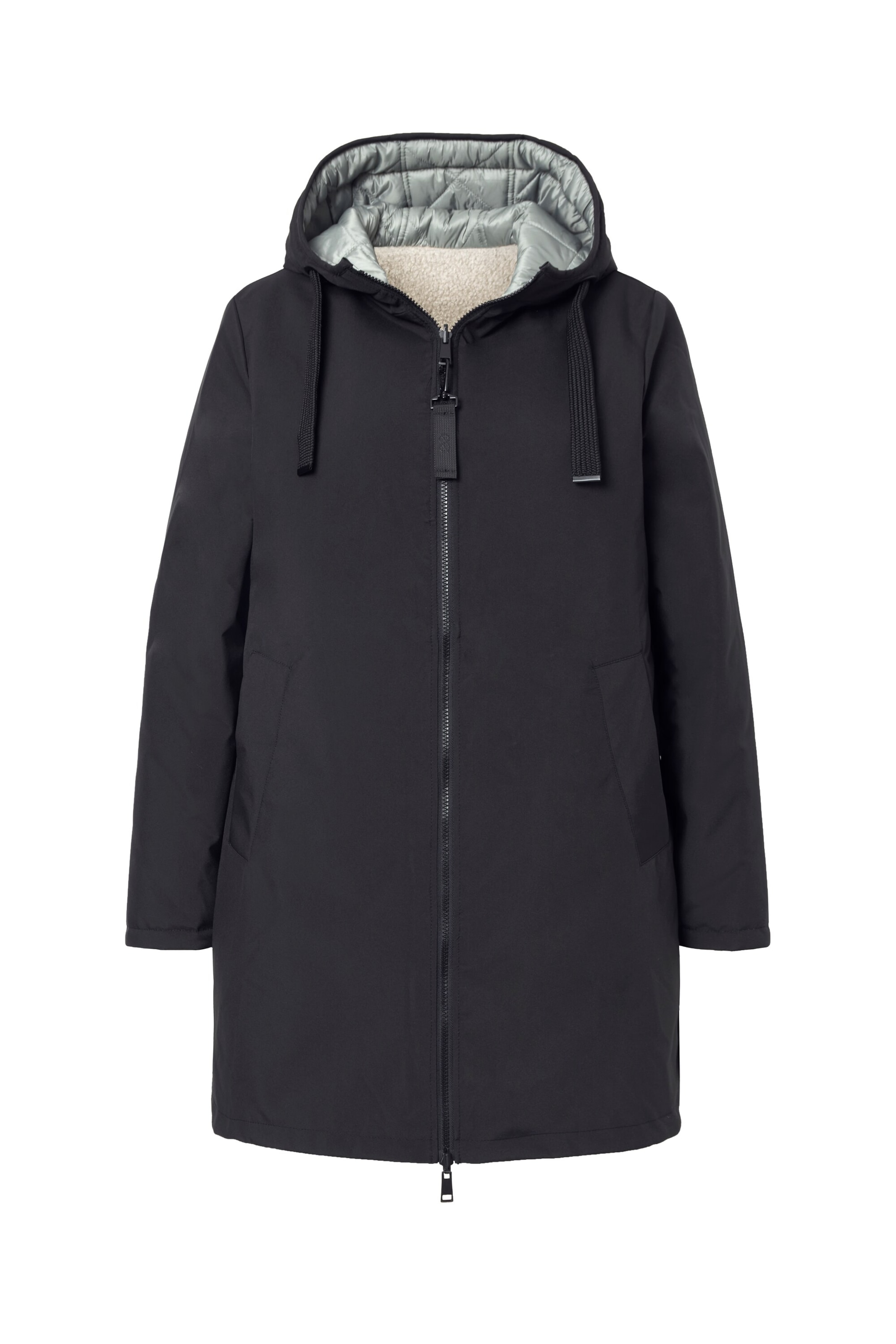 LAURASØN Functionele jas in Zwart: voorkant