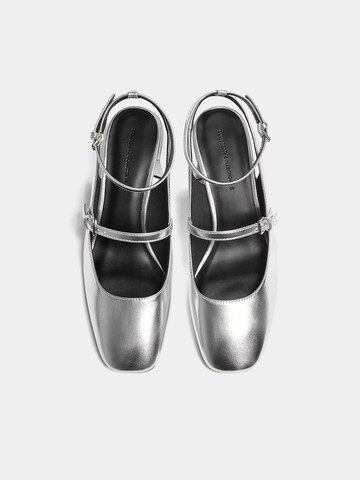 Pull&Bear Slingback pumps in Silver