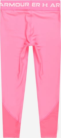 UNDER ARMOUR Skinny Παντελόνι φόρμας σε ροζ