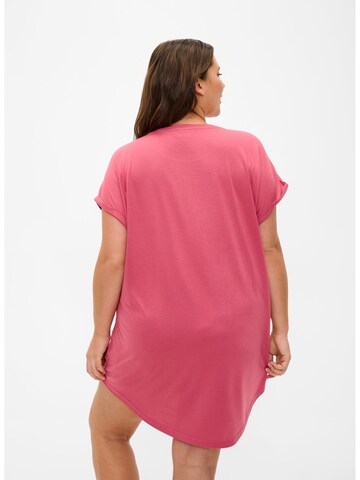 Zizzi - Camisola de pijama 'Malis' em vermelho