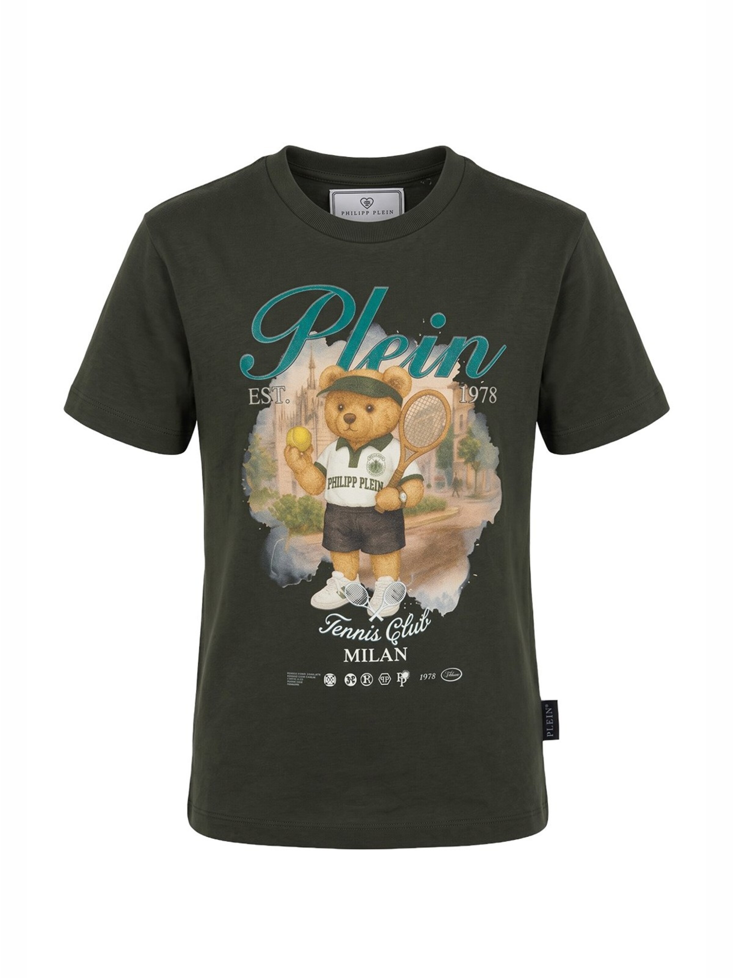 Philipp PleinMajica 'T-shirt verde per bambino' - zelena boja: prednji dio
