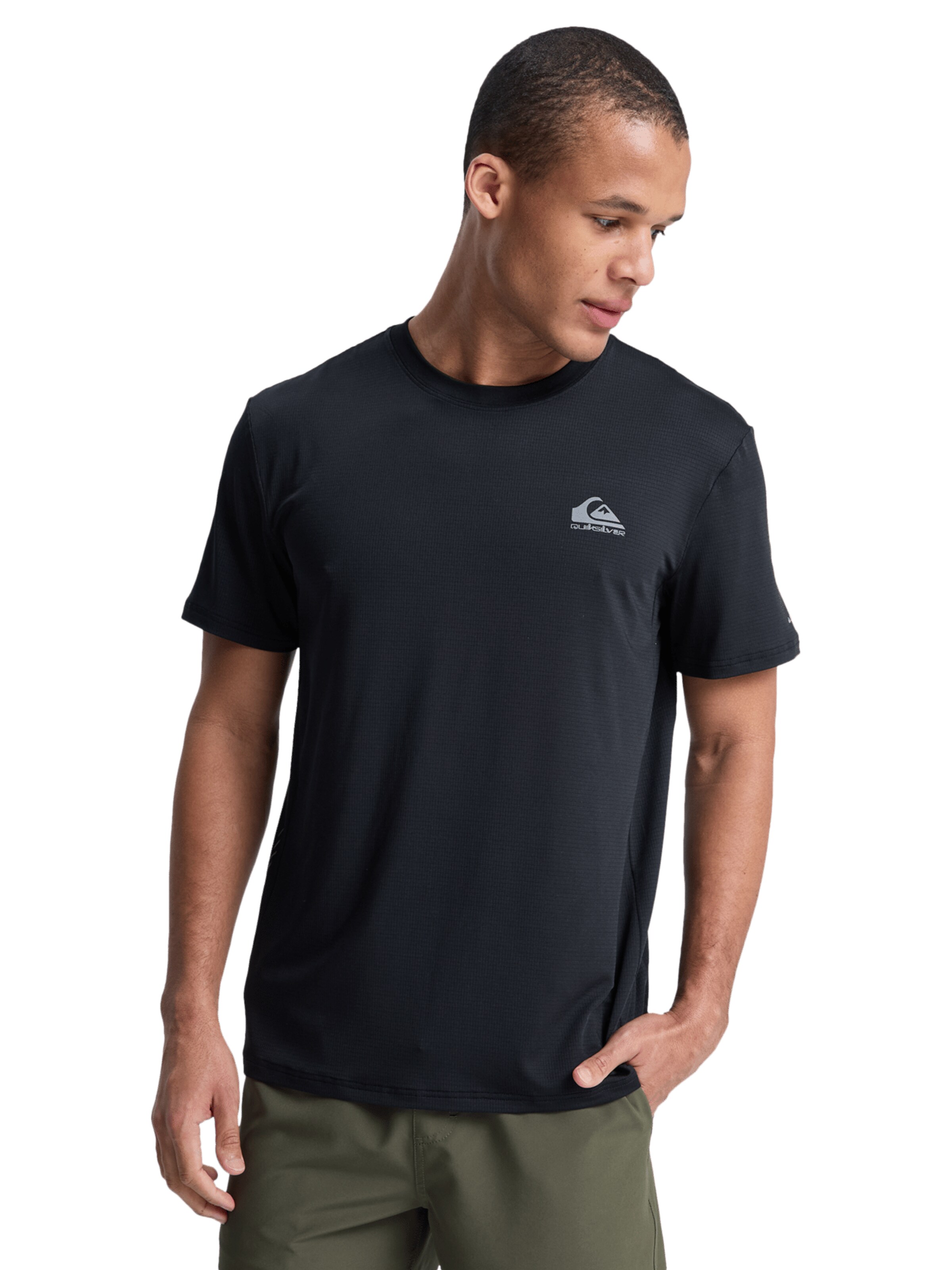 QUIKSILVER T-Shirt 'Caecilian' in Schwarz: Vorderseite
