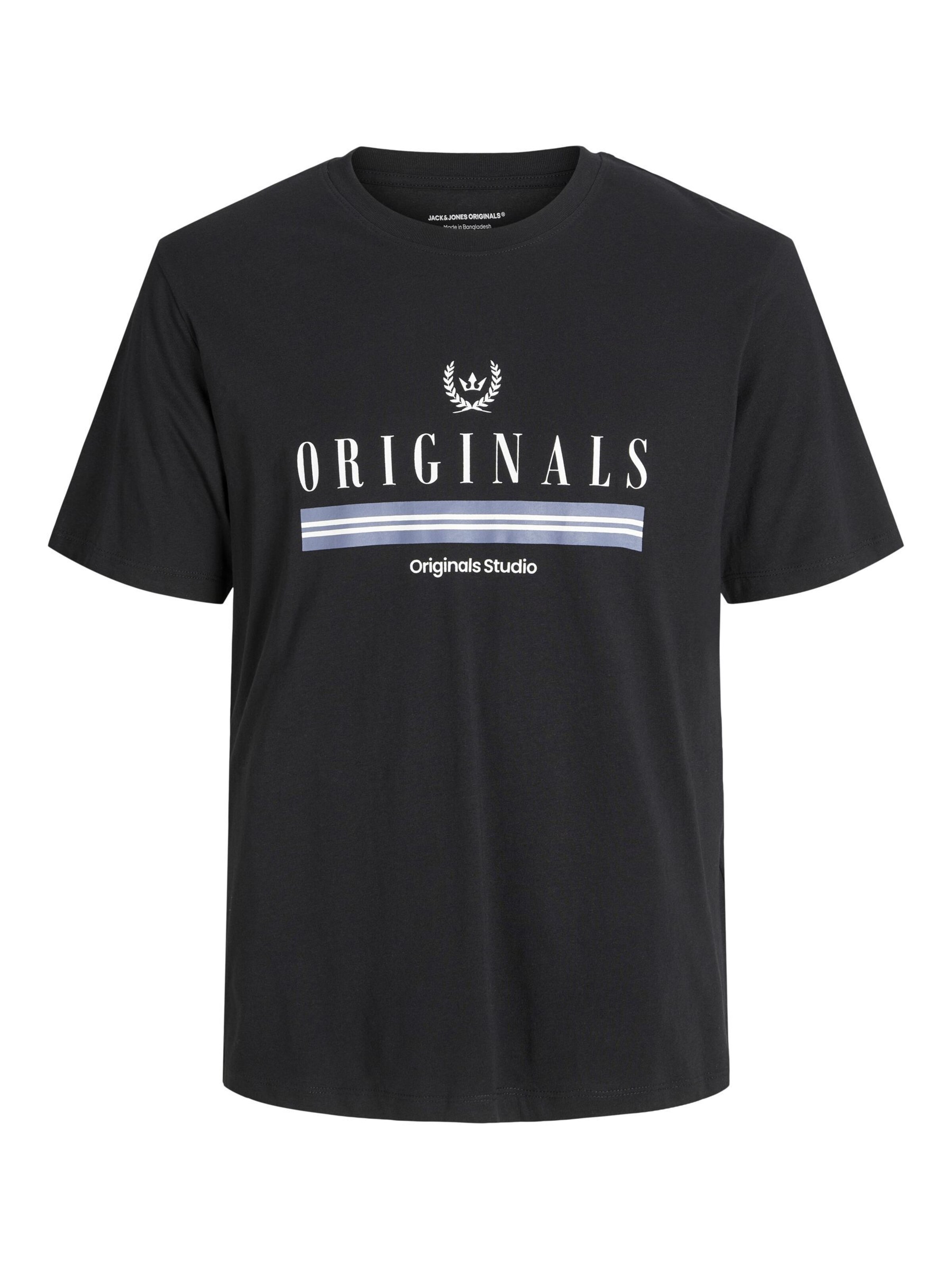 JACK & JONES Shirt in Zwart: voorkant