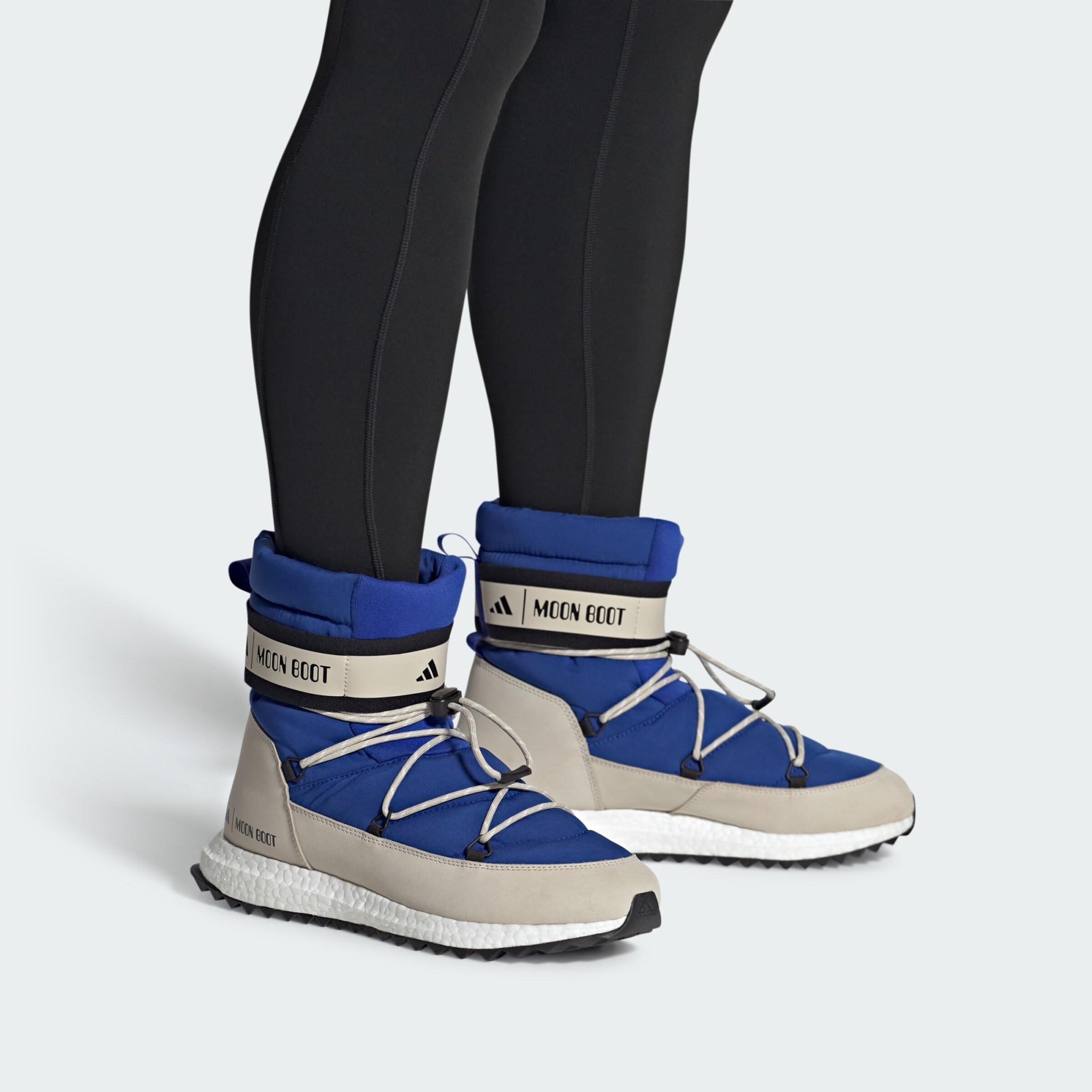 ADIDAS SPORTSWEAR Snowboots 'adidas x MOON BOOT - Moonboost' in Donkerblauw  | ABOUT YOU