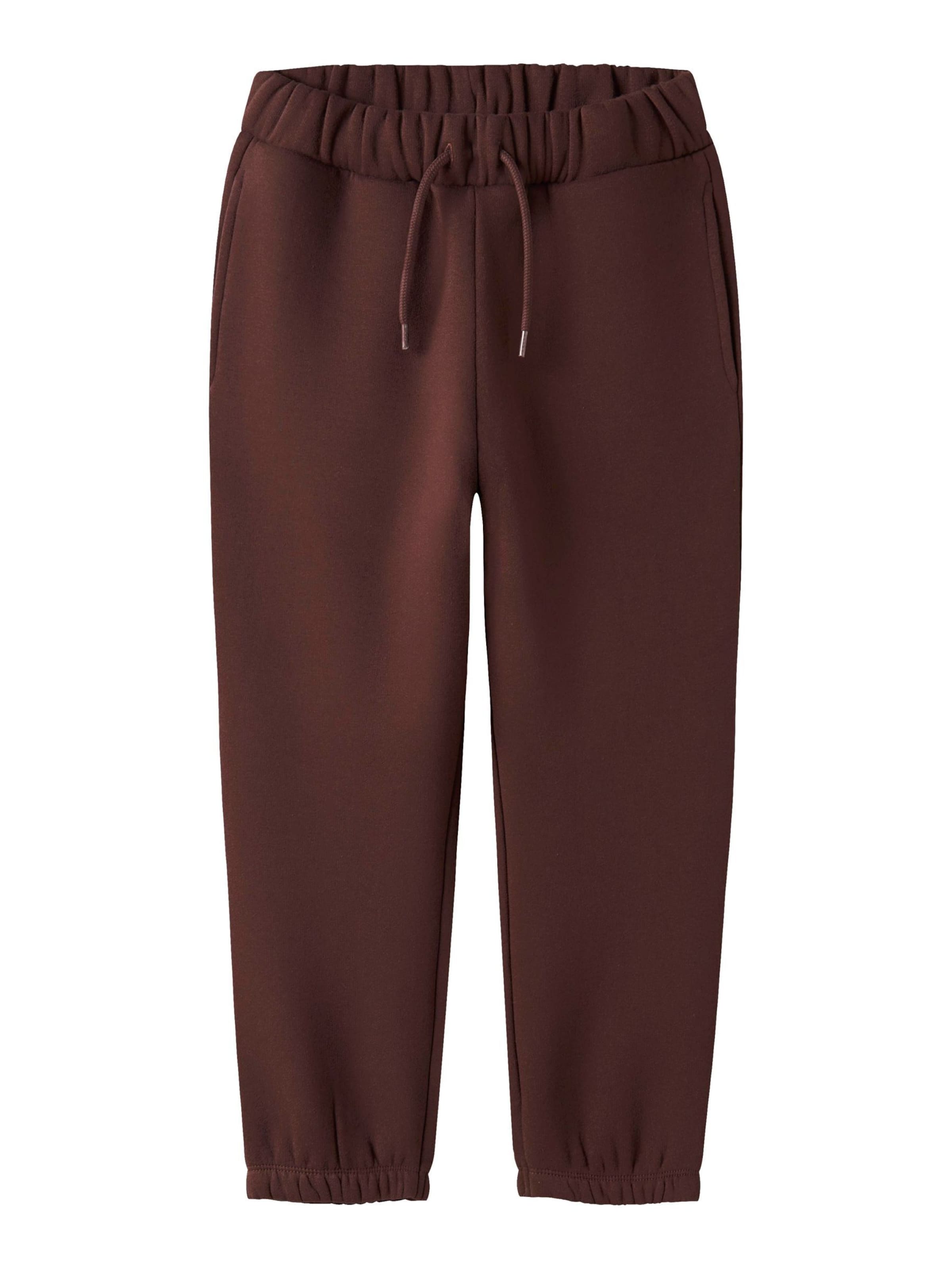 NAME IT - Tapered Pantalón en marrón: frente