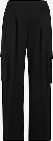 Vero Moda Petite Loosefit Cargobroek 'RIKA' in Zwart: voorkant