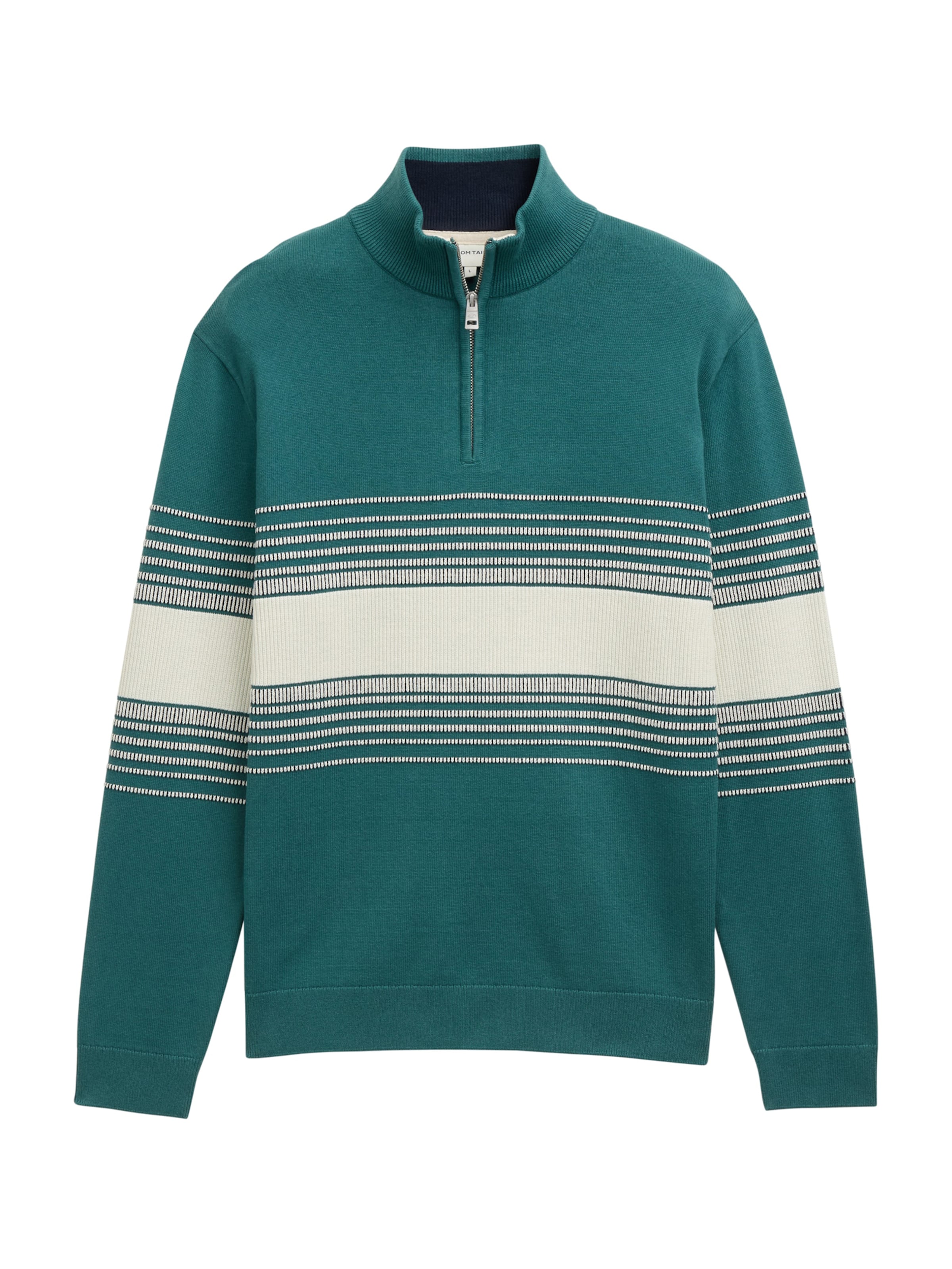 TOM TAILOR Trui in Groen: voorkant