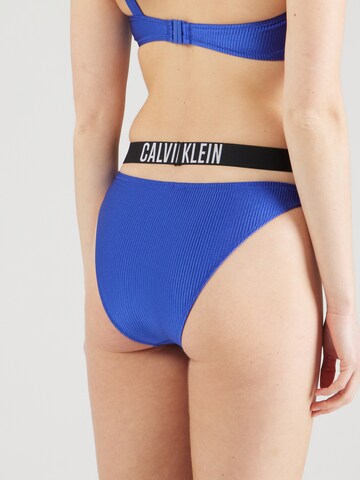 mėlyna Calvin Klein Swimwear Bikinio kelnaitės 'Intense Power'