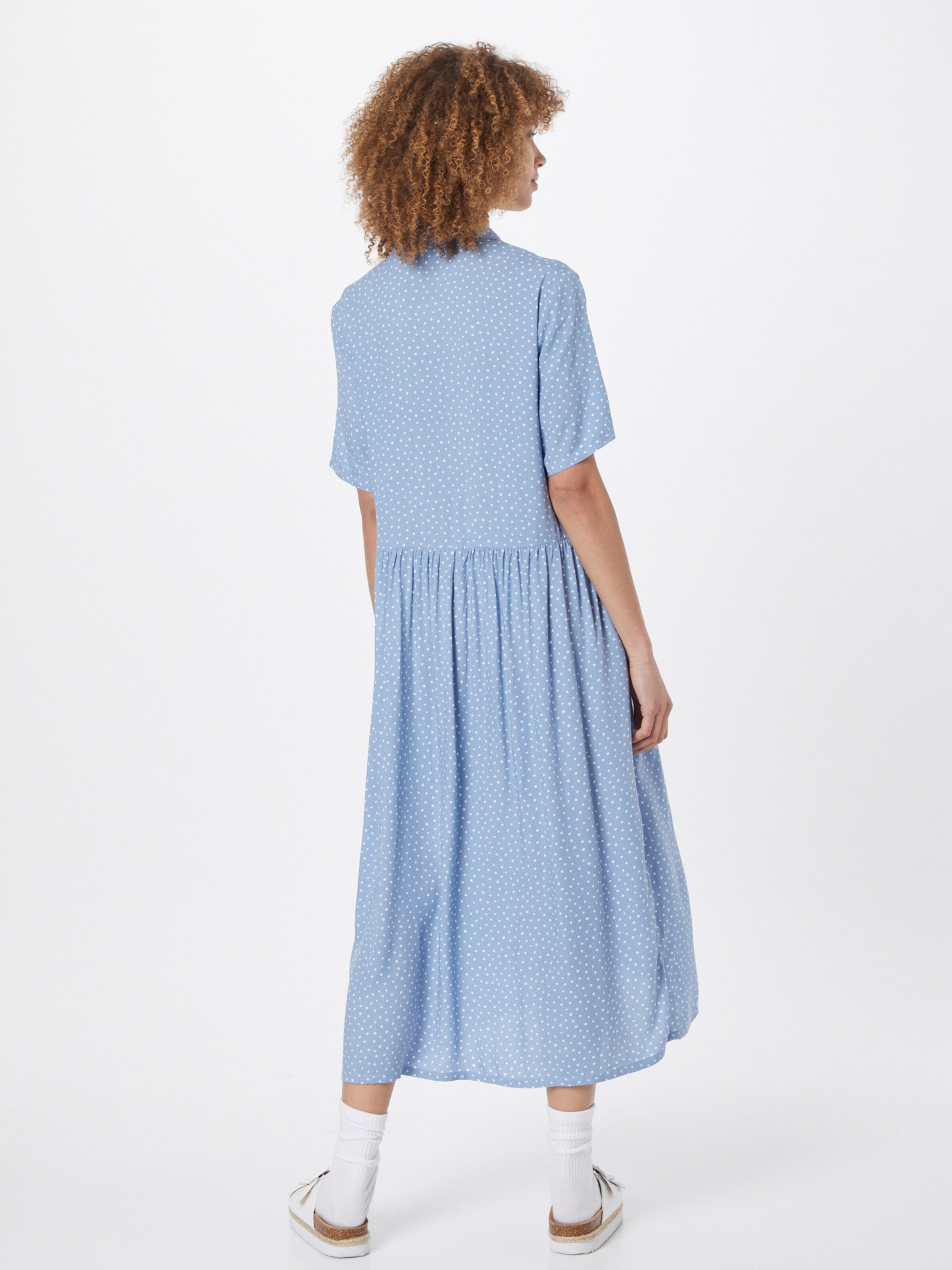 Frauen Große Größen Monki Kleid 'Mattan' in Rauchblau - AH15951 Frauen Große Größen Monki Kleid 'Mattan' in Rauchblau - AH15951
