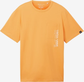 TOM TAILOR DENIM Shirt in Oranje: voorkant