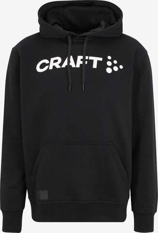 Craft Athletic Sweatshirt in Black: front