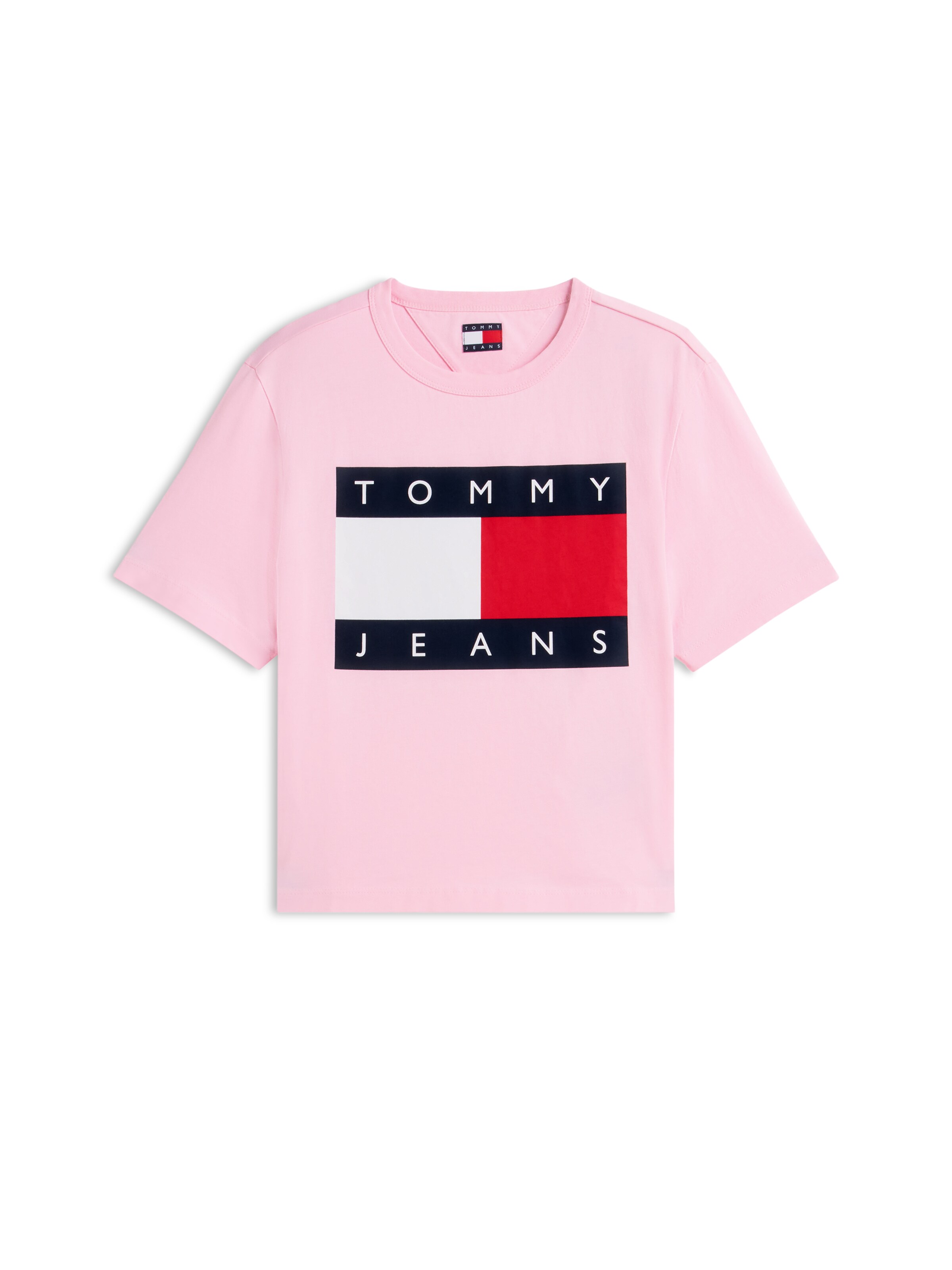 Tommy Jeans T-Shirt in Pink: Vorderseite