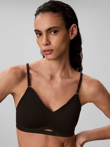 Calvin Klein Bustier BH in Zwart: voorkant