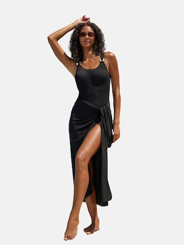 Friends Like These Beach towel in Black: front