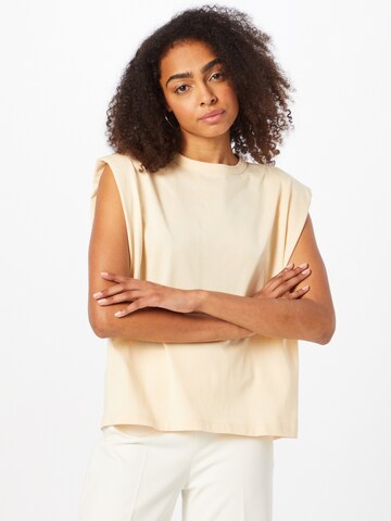 DRYKORN - Top 'VERNA' en beige: frente